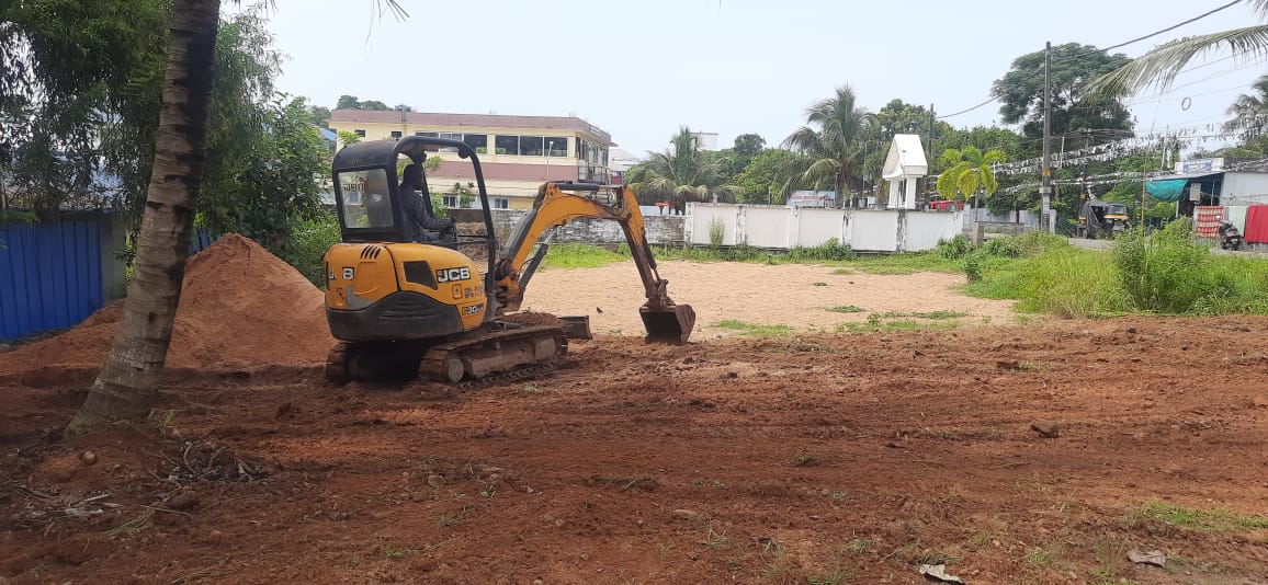 Volleyball Court Construction Update 1